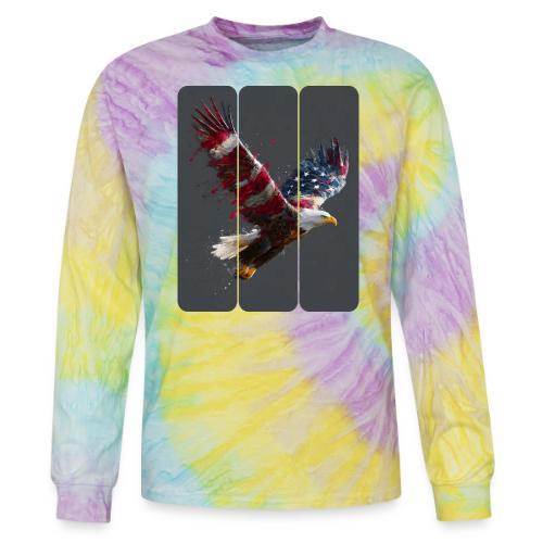 USA: Freedom in Flight - Tie Dye Long Sleeve T-shirt