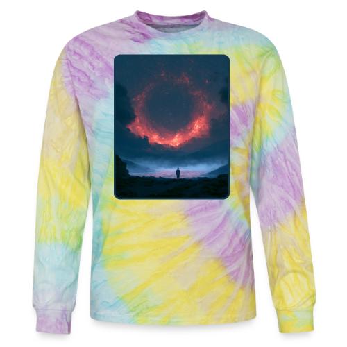 Supernova Reflection Space Scene - Tie Dye Long Sleeve T-shirt