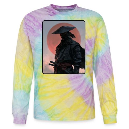 Ninja Warrior Under the Red Sun - Tie Dye Long Sleeve T-shirt