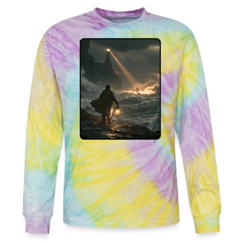 The Lone Lightkeeper's Beacon - Tie Dye Long Sleeve T-shirt