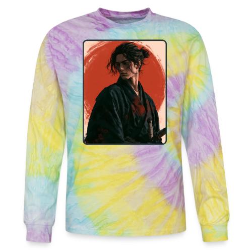 Samurai Beneath the Red Sun - Tie Dye Long Sleeve T-shirt