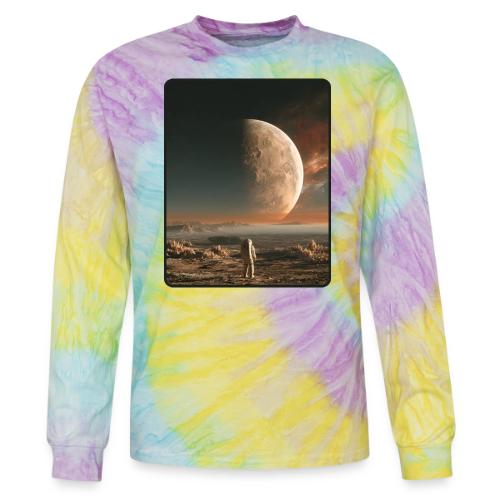 Astronaut on an Alien Moon - Tie Dye Long Sleeve T-shirt