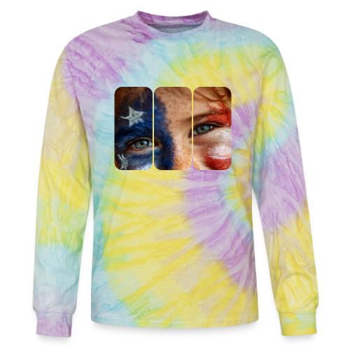 USA: Patriot Gaze - Tie Dye Long Sleeve T-shirt
