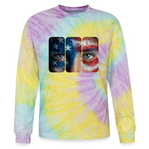 USA: Stars in Her Eyes - Tie Dye Long Sleeve T-shirt