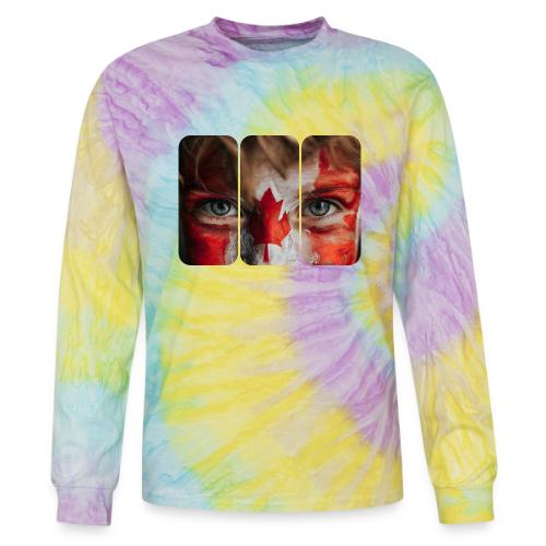 Canada: Maple Leaf Gaze - Tie Dye Long Sleeve T-shirt
