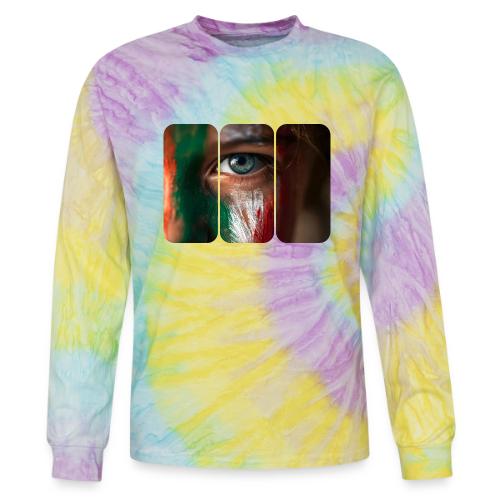 Mexico: Pride in Three Colors - Tie Dye Long Sleeve T-shirt