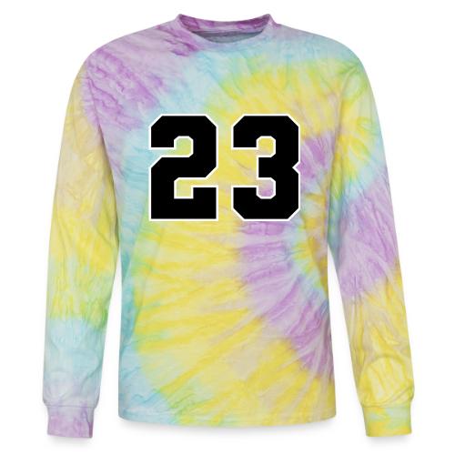 Varsity Number 23 Athletic Style - Tie Dye Long Sleeve T-shirt