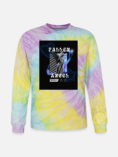 Fallen Angel - Tie Dye Long Sleeve T-shirt - mystique
