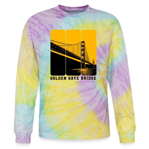 Golden Gate Bold Icon - Tie Dye Long Sleeve T-shirt