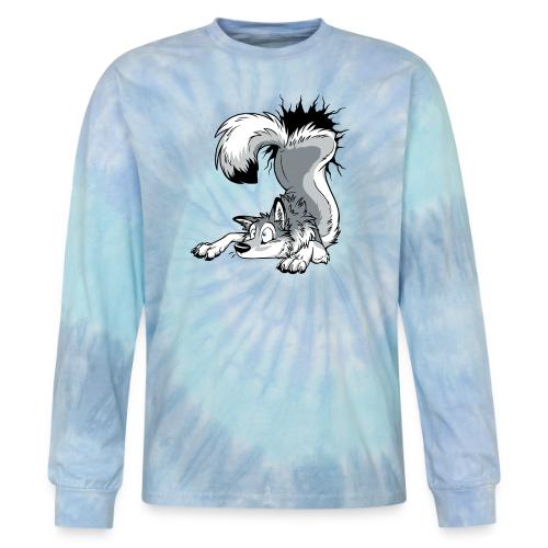 UN-STUCK Grey Husky - Tie Dye Long Sleeve T-shirt