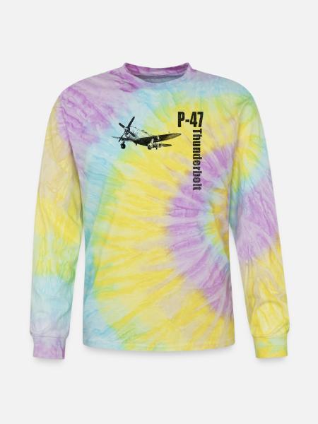 P-47 - Tie Dye Long Sleeve T-shirt - mystique