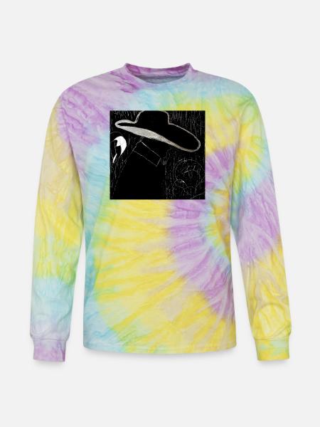 Slim Noir - Tie Dye Long Sleeve T-shirt - mystique
