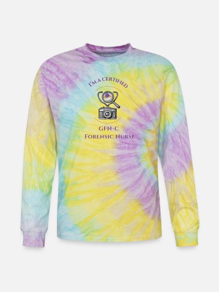 Certified Forensic Nurse GFN-C - Tie Dye Long Sleeve T-shirt - mystique