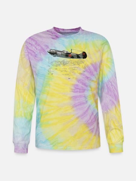 La-5 - Tie Dye Long Sleeve T-shirt - mystique