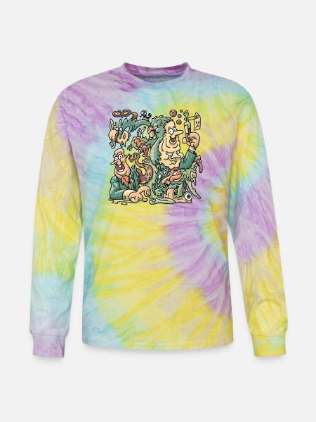 Mutation - Tie Dye Long Sleeve T-shirt - mystique