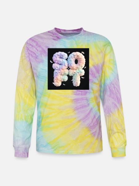 Pastel Cloud 42 Duo - Tie Dye Long Sleeve T-shirt - mystique