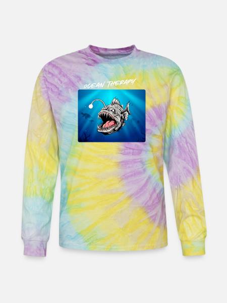 Ocean_Therapy - Tie Dye Long Sleeve T-shirt - mystique