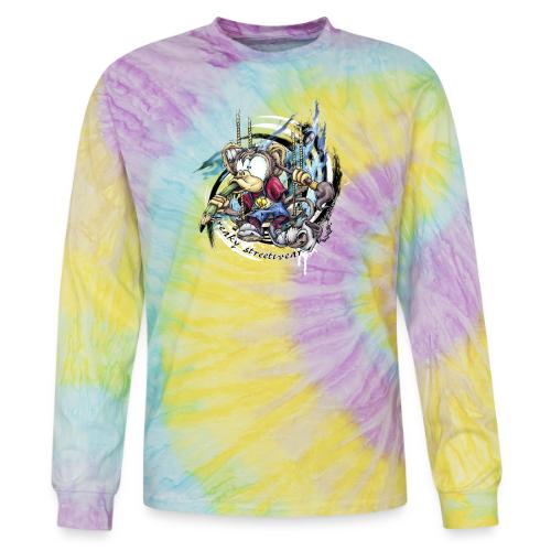 the graphic monkey - Tie Dye Long Sleeve T-shirt