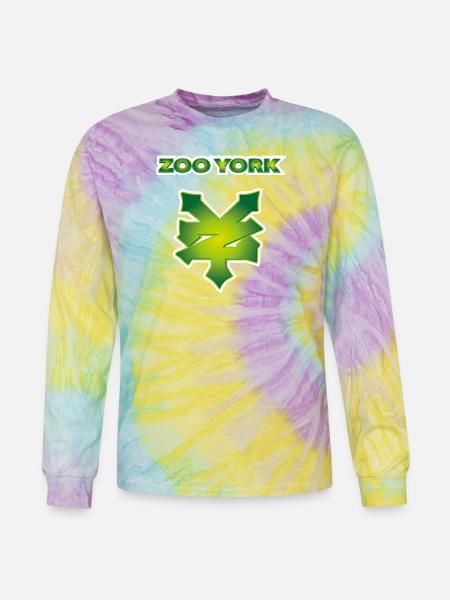 Zoo York Green - Tie Dye Long Sleeve T-shirt - mystique
