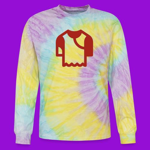 Logo outline - Tie Dye Long Sleeve T-shirt