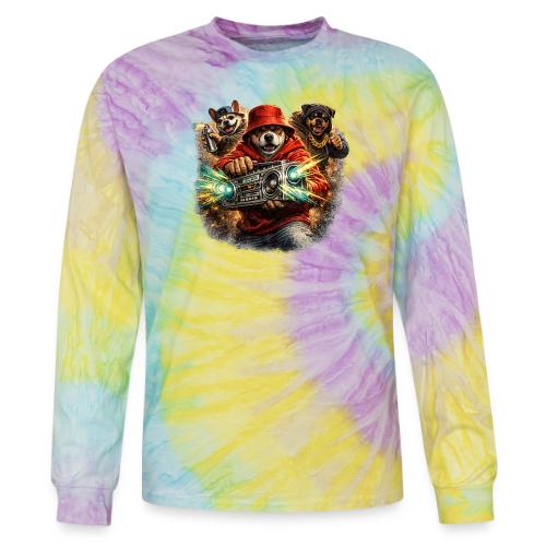 Urban Beat Dog Heroes - Tie Dye Long Sleeve T-shirt