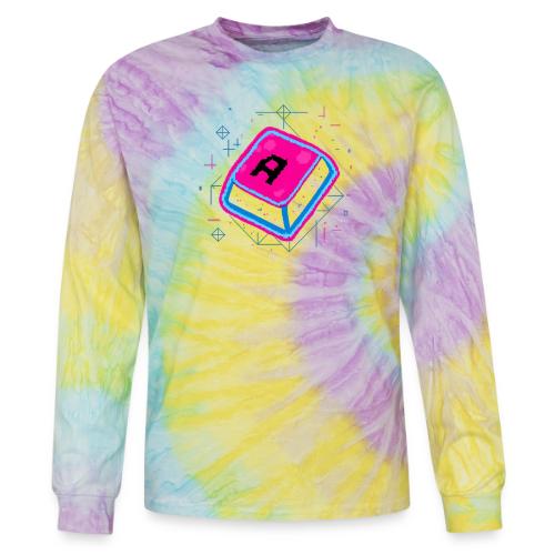 Neon Pixel A Key - Tie Dye Long Sleeve T-shirt