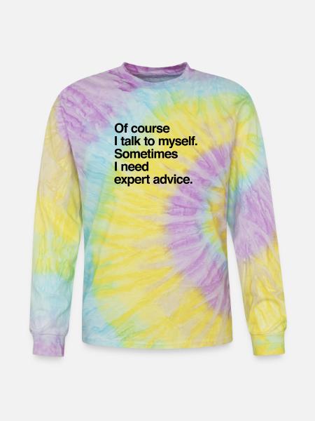 Expert advice - Tie Dye Long Sleeve T-shirt - mystique