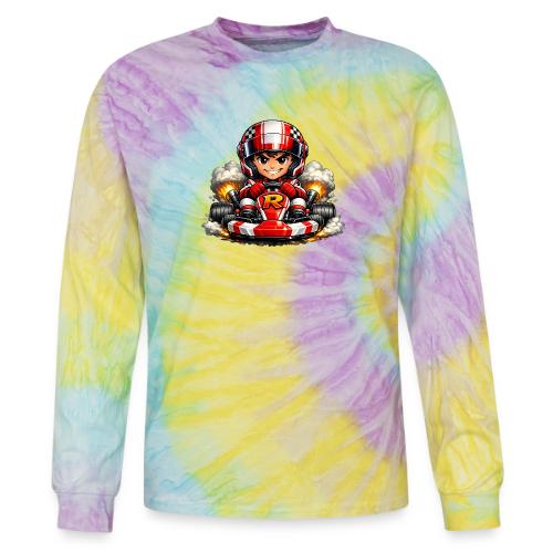 Carcadelogoracerfront - Tie Dye Long Sleeve T-shirt