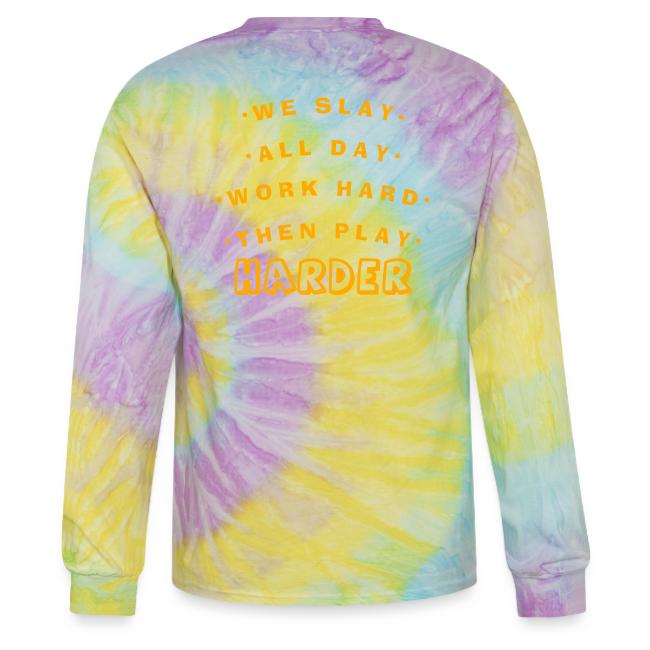 We Slay All Day Shiny Shirt Metallic Silver & Gold
