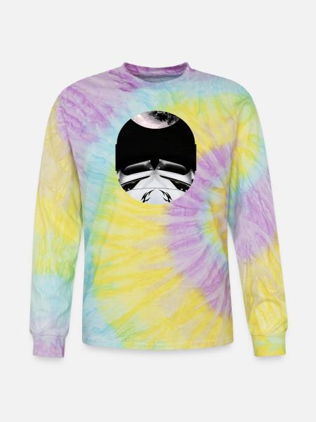 Moonlit Carfront Noir - Tie Dye Long Sleeve T-shirt - mystique