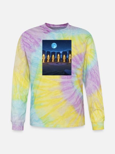 Pleiadians - Tie Dye Long Sleeve T-shirt - mystique