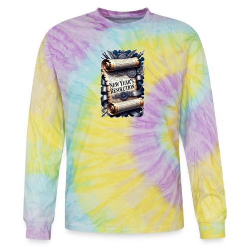 New Year's Resolution T-Shirt - Tie Dye Long Sleeve T-shirt