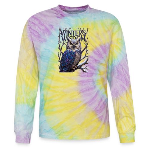 Crystalized Forest Owl T-Shirt - Tie Dye Long Sleeve T-shirt