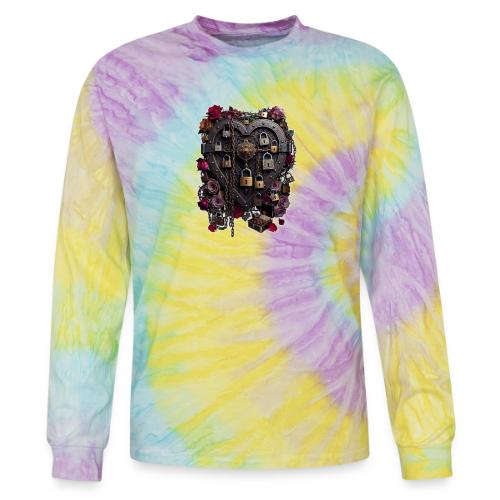 My Heart Permanently on Vacation T-Shirt - Tie Dye Long Sleeve T-shirt