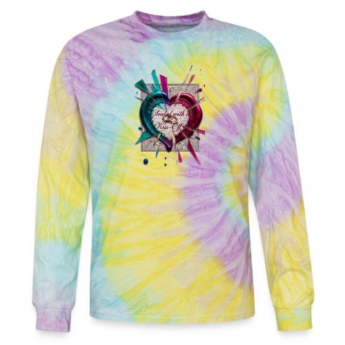 Sealed with a Kiss-Off T-Shirt - Tie Dye Long Sleeve T-shirt