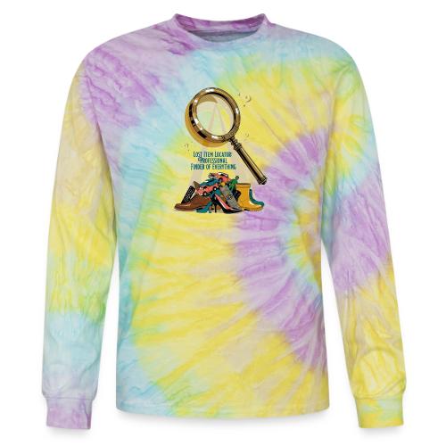 Lost Item Locator T Shirt, Professional Finder Mug - Tie Dye Long Sleeve T-shirt