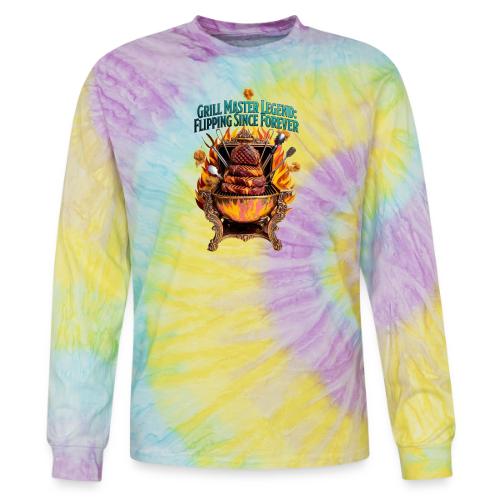 Grill Master Legend T Shirt - Tie Dye Long Sleeve T-shirt