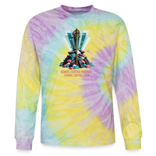Remote Control Emperor T Shirt - Tie Dye Long Sleeve T-shirt