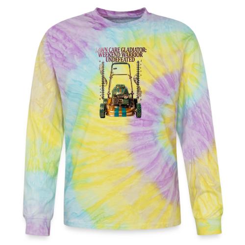 Lawn Care Gladiator T Shirt - Tie Dye Long Sleeve T-shirt