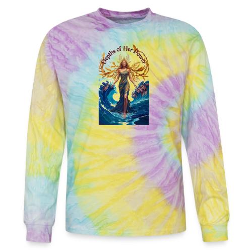 Women’s Day Tidal Sovereign T Shirt, Gift for Wife - Tie Dye Long Sleeve T-shirt