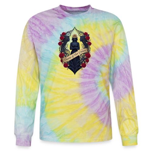 Women’s Day Thorn Crown T Shirt, Gift for Sister - Tie Dye Long Sleeve T-shirt