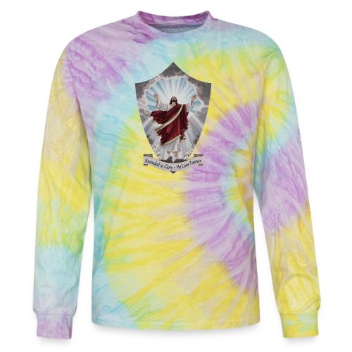 Easter Ascended in Glory T Shirt,Resurrection Gift - Tie Dye Long Sleeve T-shirt