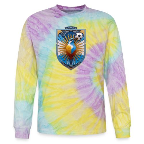 Argentina Hornero Soccer T Shirt, Football Gift - Tie Dye Long Sleeve T-shirt