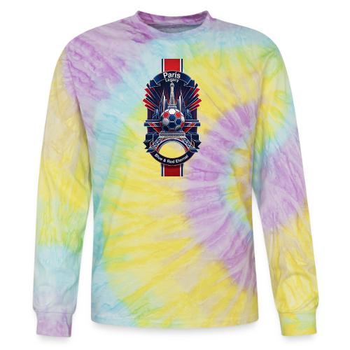 Paris Tower Legacy T Shirt, Soccer City Pride Gift - Tie Dye Long Sleeve T-shirt