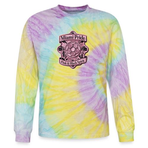 Miami City Pride T Shirt, Vibrant City Pride Gift - Tie Dye Long Sleeve T-shirt
