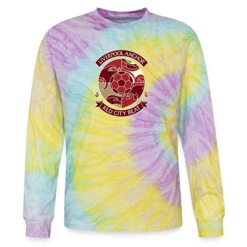 Liverpool Anchor T Shirt, Soccer City Pride Gift - Tie Dye Long Sleeve T-shirt