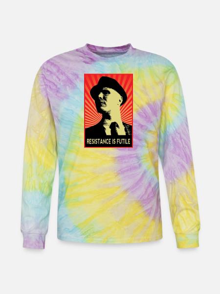 Observer Fringe - Tie Dye Long Sleeve T-shirt - mystique