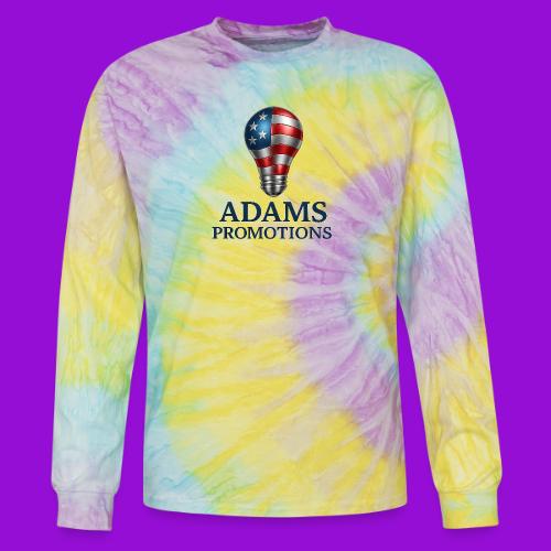 Adams promotions American flag metallic light bulb - Tie Dye Long Sleeve T-shirt