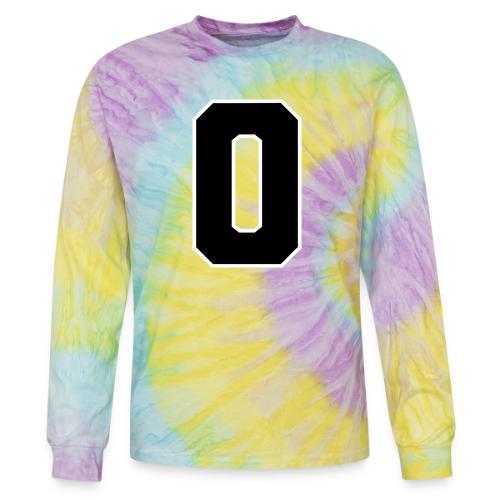 Varsity Letter O Collegiate Monogram - Tie Dye Long Sleeve T-shirt