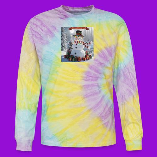 Merry Christmas - Tie Dye Long Sleeve T-shirt